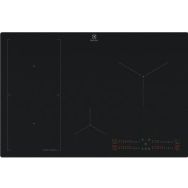 Electrolux Варочная поверхность индукционная, 80см, расширенная зона, датчик кипения, Hob2Hood, черный мат.