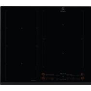 Electrolux Варочная поверхность индукционная, 60см, расширенная зона, Hob2Hood, черный