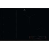 Electrolux Варочная поверхность индукционная, 80см, расширенная зона, Hob2Hood, черный