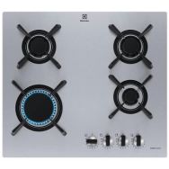 Electrolux Варочная поверхность газовая, 60см, чугун, нерж