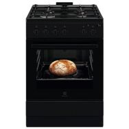 Electrolux Плита газовая, 59л, 60x60см, чугун, черный