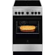 Electrolux Плита электрическая стеклокерамическая, 58л, 50x60см, конвекция, пар, нерж