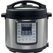 Gorenje Мультиварка-скороварка, 1000Вт, чаша-6л, электронное управл., 15 програм, металл/пластик, черный