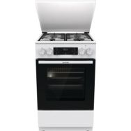 Gorenje Плита комби, 70л, 50x60см, дисплей, эмалированные реш, программатор IconLed, метал.крышка, белый