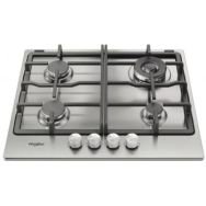 Whirlpool Варочная поверхность газовая, 60см, чугун TKRL661IXEU