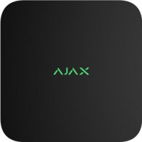 Ajax Сетевой видеорегистратор NVR DC black, 16 каналов, 12V, черный