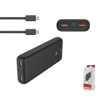 Зовнішній акумулятор (павербанк) HAMA PD20-HD 20000mAh Grey ( 00201663 )