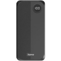HAMA Акумулятор портативний літій-іонний Power Bank Hama 20000 мА·год, 2хUSB-C/USB-A, black