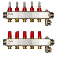 Danfoss SSM-F 5+5 с ротаметрами, нержавеющая сталь