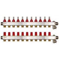 Danfoss SSM-F 11+11 с ротаметрами, нержавеющая сталь