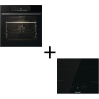 Комплект Gorenje (духовка електрична BOS6737E06BG + поверхня індукційна GI6401BSC), 743032