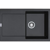 Franke Мойка кухонная Maris, фрагранит, прямоуг., с крылом, 780х500х200мм, чаша- 1, врезная, MRG 611, оникс