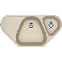 Franke Мойка кухонная Antea, фрагранит, нестандарт, с крылом, 960х500х215мм, чаша- 1.5, накладная, AZG 661-E, бежевый