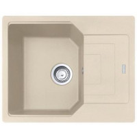 Franke Мойка кухонная Urban, фрагранит, прямоуг., с крылом, 620х500х220мм, чаша- 1, накладная, UBG 611-62, бежевый