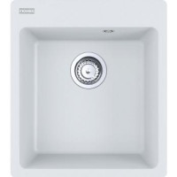 Franke Кухонна мийка Centro CNG 610-39/114.0630.400/фраграніт/необоротна/440х500х200/врізна, врівень зі стільницею/білий