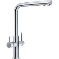 Franke Смеситель для кухни Neptune Clear Water, дл.излива - 220мм, поворотный, 1+1фильтр, хром