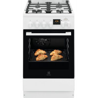 Electrolux Плита RKK560200W комбинированная шириной 50 см, PlusSteam