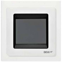 DEVI Терморегулятор DEVIreg Touch, сенсорный, 2" экран, 85 х 85мм, макс. 16A, белый