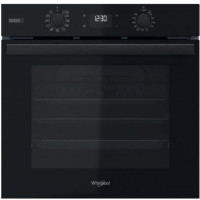 Whirlpool Духовой шкаф электрический, 71л, A+, дисплей, конвекция, телескопические направляющие, пар, черный