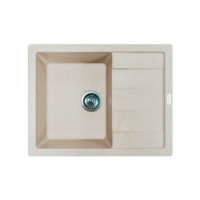 Adamant Мойка кухонная Anila, искуственный камень, прямоуг., с крылом, 645х495х200мм, чаша - 1, врезная, Avena