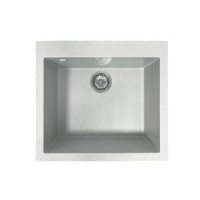 Adamant Мойка кухонная Adamant Univer, искуственный камень, квадрат, без крыла, 560х500х200мм, чаша - 1, врезная, Old stone