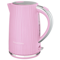 Russell Hobbs Электрочайник Eden, 1.7л, нержавеющая сталь, пластик, малиновый