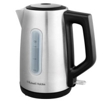 Russell Hobbs Электрочайник Heaton, 1.7л, нержавеющая сталь, серебристо-черный