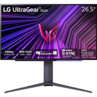 LG Монитор 27" 27GS95QE-B 2xHDMI, DP, USB, Audio, OLED, 2560x1440, 240Hz, 0.03ms, DCI-P3 98.5%, G-SYNC, FreeSync, AdaptiveSync, Pivot, DisplayHDR TRUE BLACK 400