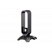 2E Gaming Подставка 3в1 для гарнитуры Headset Stand RGB USB Black