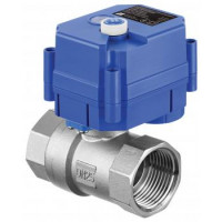 2E Кран шаровый с электроприводом HC12B, 1/2”, 12В, 5Вт, 10 (16) бар, 7 сек