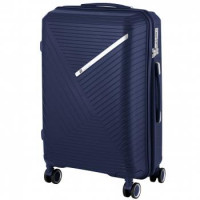 Валіза пластикова 2E Sigma M Navy Blue (2E-SPPS-M-NV)