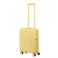American Tourister Валіза American Tourister, Soundbox, поліпропілен, мала, 55см, 35.5/41л, TSA, 4 колеса, EXP, пастельно-жовтий