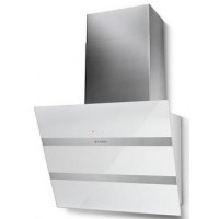 Faber Вытяжка наклонная, 55см, 1219м3ч, Steelmax Ev8 Led Wh A55, белый+нерж