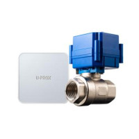 U-Prox Комплект предотвращения затопления Valve DN20, 3/4", автономное питание от батарей CR123A, автоматический прогон раз в неделю