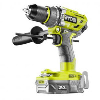 Ryobi Шуруповерт-дрель ONE+ R18PD7-220B, 18В, ударный, бесщеточный, 85Нм, 2х2.0Ач