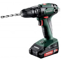 Metabo Шурпокрут-дриль SB 18, акумуляторний, Li-Power, 2*18В, 2Аг, 0-450/0-1600об/хв, 1.3кг
