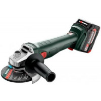 Metabo Шліфмашина кутова акумуляторна W 18 L 9-125, 125мм, Li-Power, 2*18В, 4Аг, 8500об/хв, М14, 2.3кг