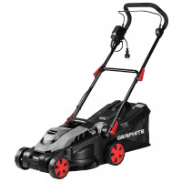 Graphite Газонокосилка, 1500 Вт, 36см, 35л, 20-50 мм, 10.1кг