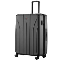 Wenger Чемодан, Oryson, большой, пластик, 4 колеса, серый