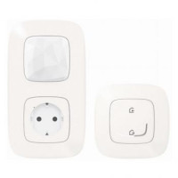 Legrand Стартовый набор (шлюз WiFi+smart-розетка+выкл."Дома/не дома") (Valena Allure with NETATMO) (Жемчужный)