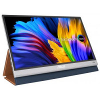 ASUS Монитор портативный LCD 13.3" ZenScreen MQ13AH mHDMI, 2xUSB-C, OLED, 1ms, 100% DCI-P3, HDR10, Smart cover
