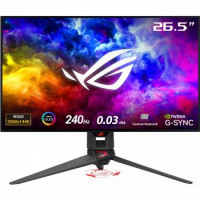 ASUS Монитор 26.5" ROG Swift PG27AQDM 2xHDMI, DP, 2xUSB, OLED, 2560x1440, 240Hz, 0.03ms, DCI-P3 99%, G-SYNC, Pivot, HDR10