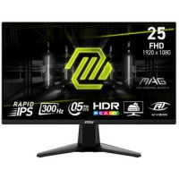 MSI Монітор MSI 24.5" MAG 255XF 2xHDMI, DP, Audio, IPS, 300Hz, 0.5ms, sRGB 120%, FreeSync