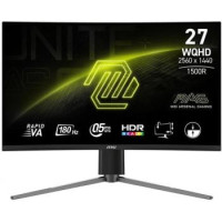 MSI Монитор 27" MAG 27CQ6PF 2xHDMI, DP, Audio, VA, 2560x1440, 180Hz, 0.5ms, sRGB 105%, CURVED, AdaptiveSync, HAS