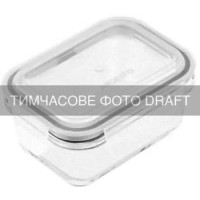 ARDESTO Контейнер для зберігання харчових продуктів Ardesto Gemini 2.26л, боросилікатне скло, пластик, прямокутний, прозорий