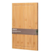 ARDESTO Доска кухонная с желобом Midori, 40х28х1.5см, бамбук