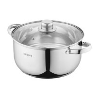 ARDESTO Кастрюля Gemini Gourmet, стеклянная крышка, 5 л, нержавеющая сталь