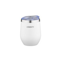ARDESTO Термочашка Compact Mug 350 мл, белый, нержавеющая сталь