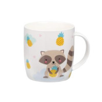 ARDESTO Чашка Cute raccoon, 350 мл, фарфор