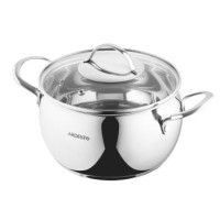 ARDESTO Кастрюля Gemini, стеклянная крышка, 4.0 л, нержавеющая сталь